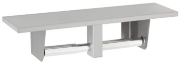 Bobrick B-2840 Surface Mounted Toilet Tissue Dispenser with Shelf
