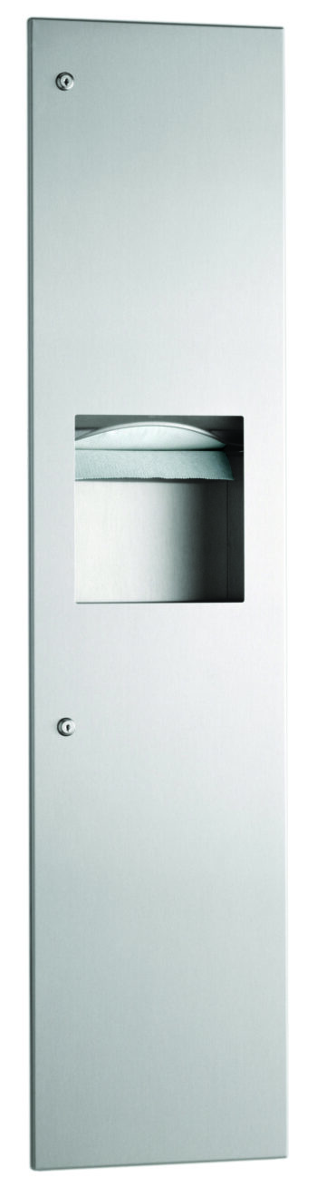 Bobrick B-38034 TrimLineSeries™ Recessed Paper Towel Dispenser/Waste Receptacle