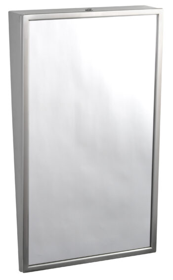 Bobrick B-293 1830 Fixed-Position Tilt Mirror 18" x 30"