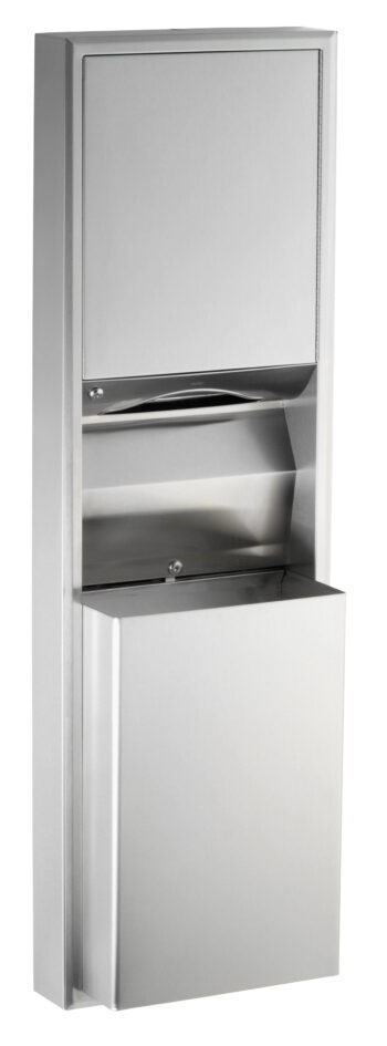 Bobrick B-3949 ClassicSeries® Paper Towel Dispenser and Waste Receptacle