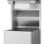 Bobrick B-39617 ClassicSeries® Recessed Convertible Paper Towel Dispenser Waste Receptacle