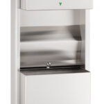 Bobrick B-3979 ClassicSeries® Automatic Paper Towel Dispenser Waste Receptacle with LED Light