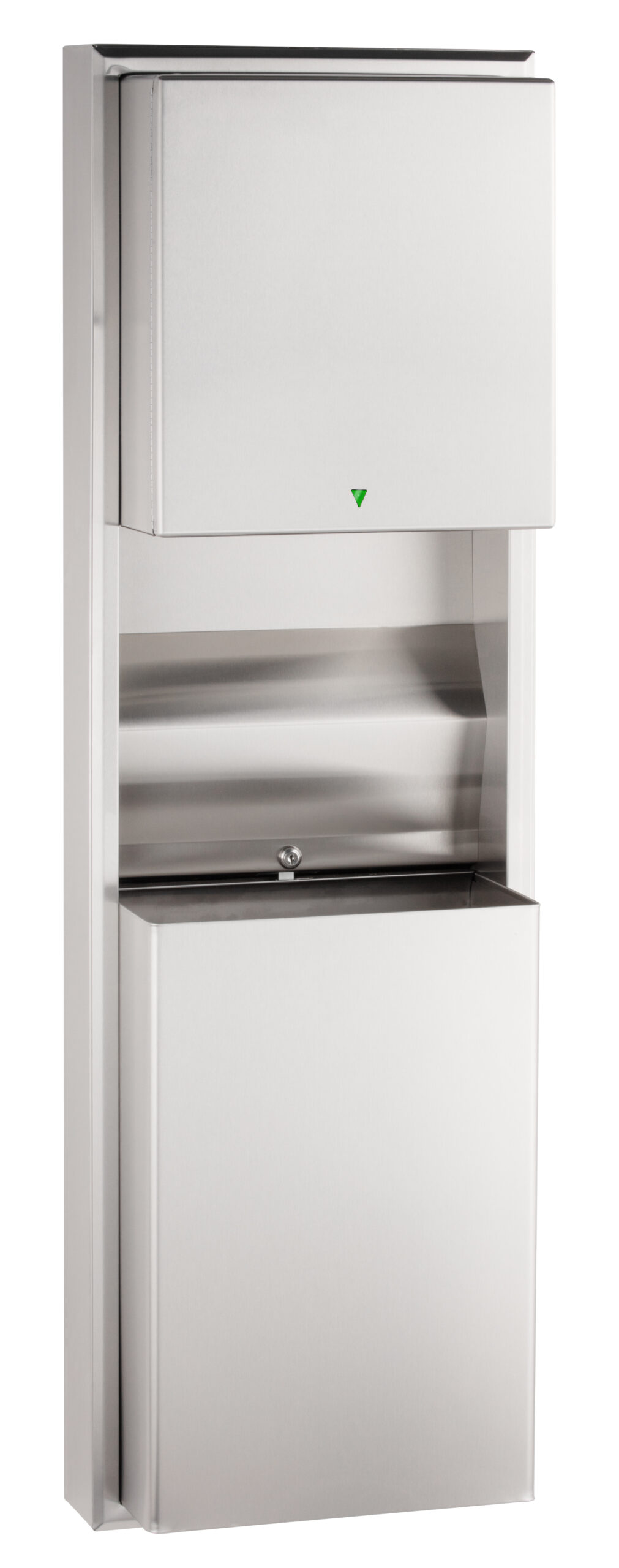 Bobrick B-3979 ClassicSeries® Automatic Paper Towel Dispenser Waste Receptacle with LED Light
