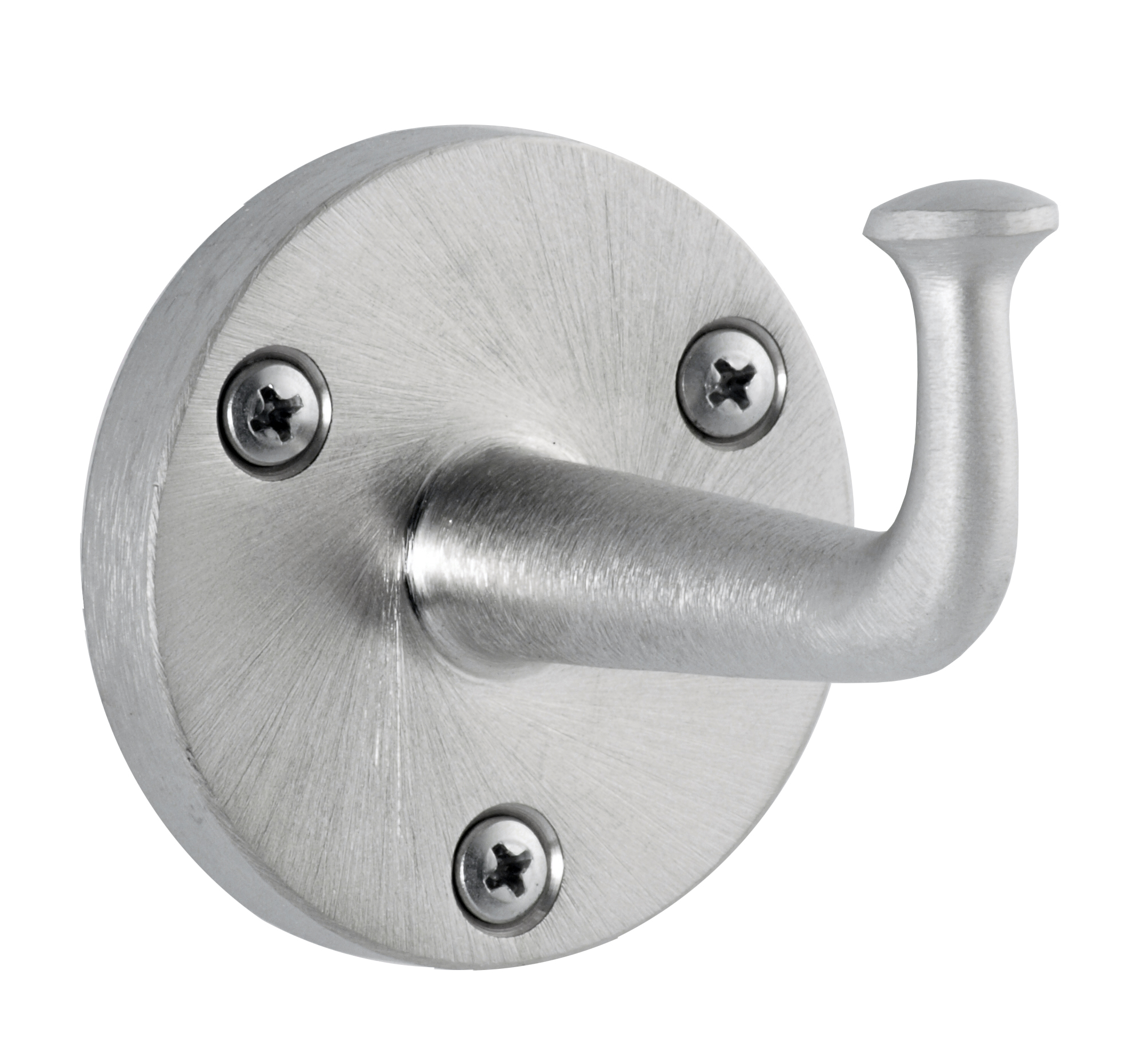 Bobrick B-211 Heavy-Duty Clothes Hook with Exposed Mounting – Satin Finish