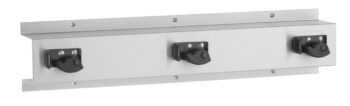 Bobrick B-223x36 Mop and Broom Holder With 4 Holders