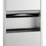 Bobrick B-369 ClassicSeries® Recessed Paper Towel Dispenser Waste Receptacle