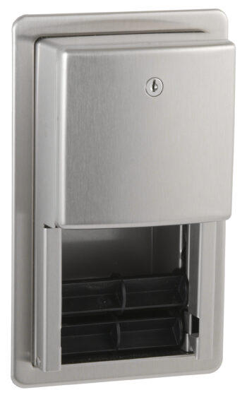 Bobrick B-4388 ConturaSeries® Recessed Multi Roll Toilet Tissue Dispenser
