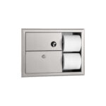 Bobrick B-3094 ClassicSeries® Sanitary Napkin Disposal and Toilet Tissue Dispenser