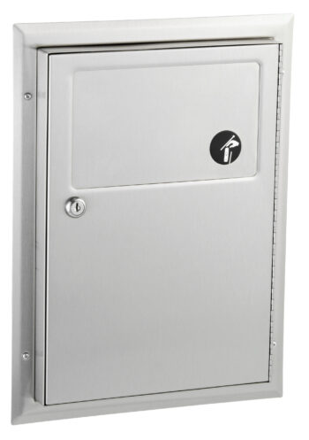 Bobrick B-354 ClassicSeries® Partition Mounted Sanitary Napkin Disposal