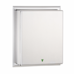 Bobrick B-29744 Automatic Universal Semi Recessed Roll Towel Dispenser with LED Light