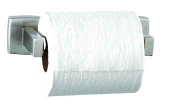 Bobrick B-76857 Single Roll Stainless Steel Toilet Tissue Dispenser - Satin Finish