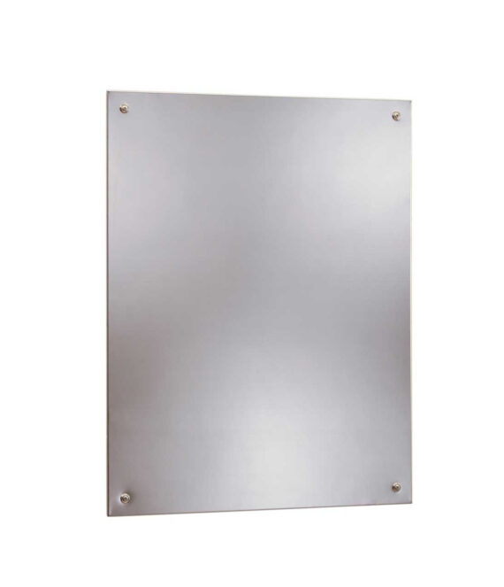 Bobrick B-1556 2436 Frameless Stainless Steel Mirror