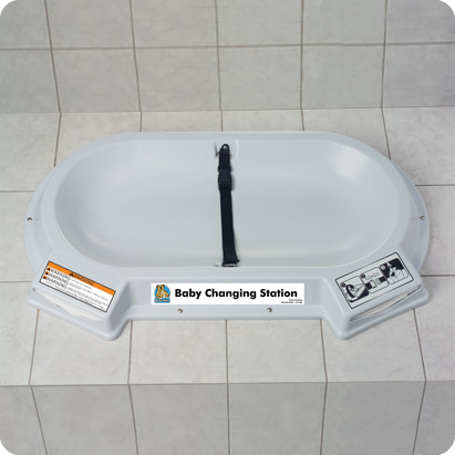 thumbnail image 2 of Koala Kare KB112-01RE Counter Top Laybed Baby Changing Station – Recessed Mount, Gray Granite 2 of 2