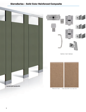 1092 Bobrick SierraSeries Toilet Partitions