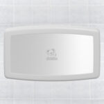Koala KB300-05SS Horizontal Surface-Mounted With Stainless Steel Veneer - White Granite