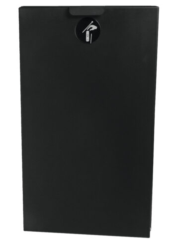 Bobrick B-35139.MBLK TrimLineSeries™  Surface-Mounted Sanitary Napkin Disposal, Matte Black