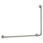 Bobrick- B-58546.99 90 Degree Grab Bar, 1-1/4" Diameter, Peened Finish, 40" to the Right
