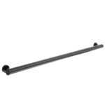 Bobrick B-9806x48.MBLK Straight Grab Bar, 1-1/2" Diameter, Fino Collection, Matte Black