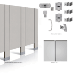 1081 DuraLineSeries™ Floor Mount Partitions