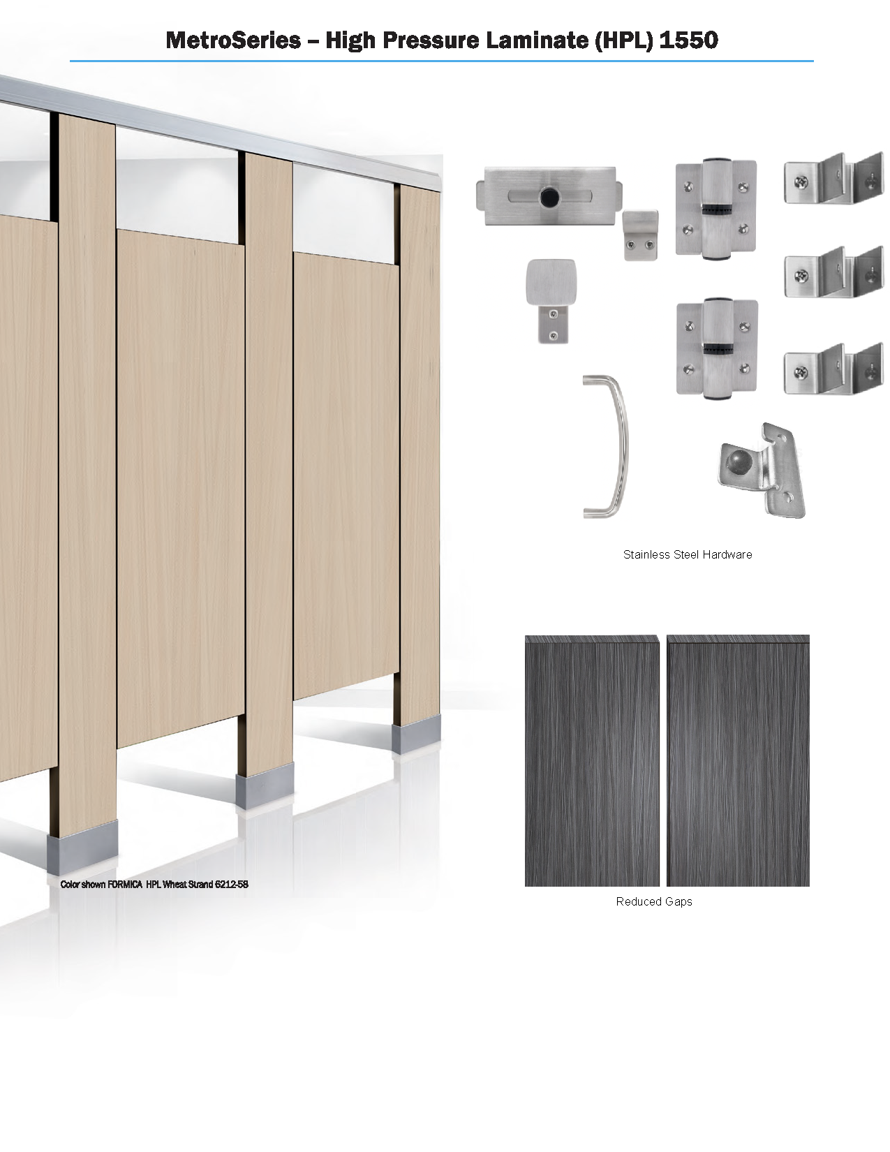 1552 MetroSeries Toilet Partitions