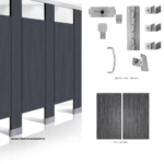 Bobrick DesignerSeries 1042.65D Toilet Partitions