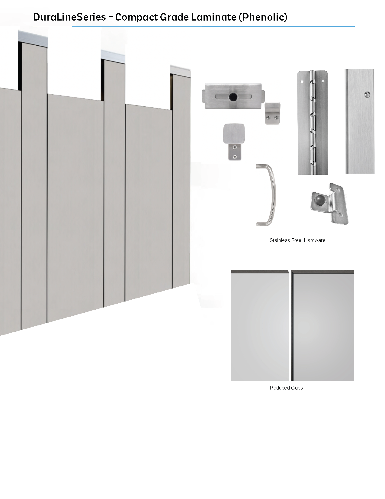 Bobrick DuraLineSeries 1088.67DS Toilet Partitions