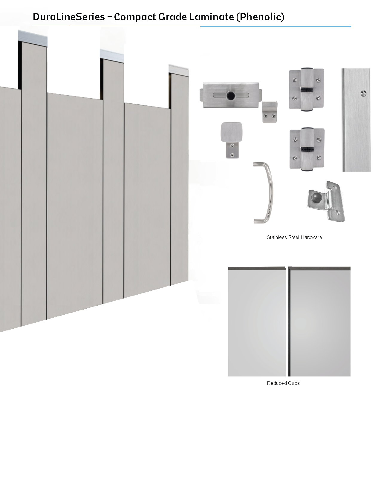 Bobrick DuraLineSeries 1088.67P Toilet Partitions