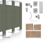 Bobrick SierraSeries 1092.67P Toilet Partitions