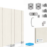 Bobrick 2040 DesignerSeries Max Privacy 2041 Floor-Anchored Toilet Partitions