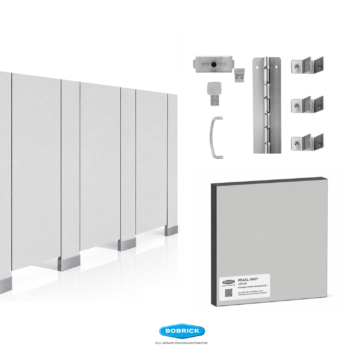 2080 bobrick-2081.67D-duralineseries-toilet-partitions-pearl-grey