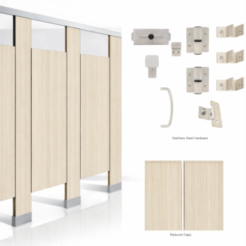 Bobrick 1552 Metro Series Toilet Partitins