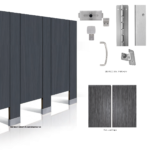 Bobrick DesignerSeries 1041.65D Toilet Partitions