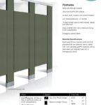 Bobrick SierraSeries 1092 Toilet Partitions