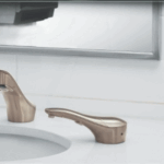 Bobrick B-8875  Designer Series Faucet, Brushed Nickel