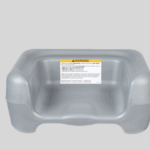 Koala KB854-01S Restaurant Booster with Strap – Grey