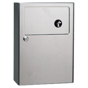 Bobrick B-254 ClassicSeries® Surface Mounted Sanitary Napkin Disposal