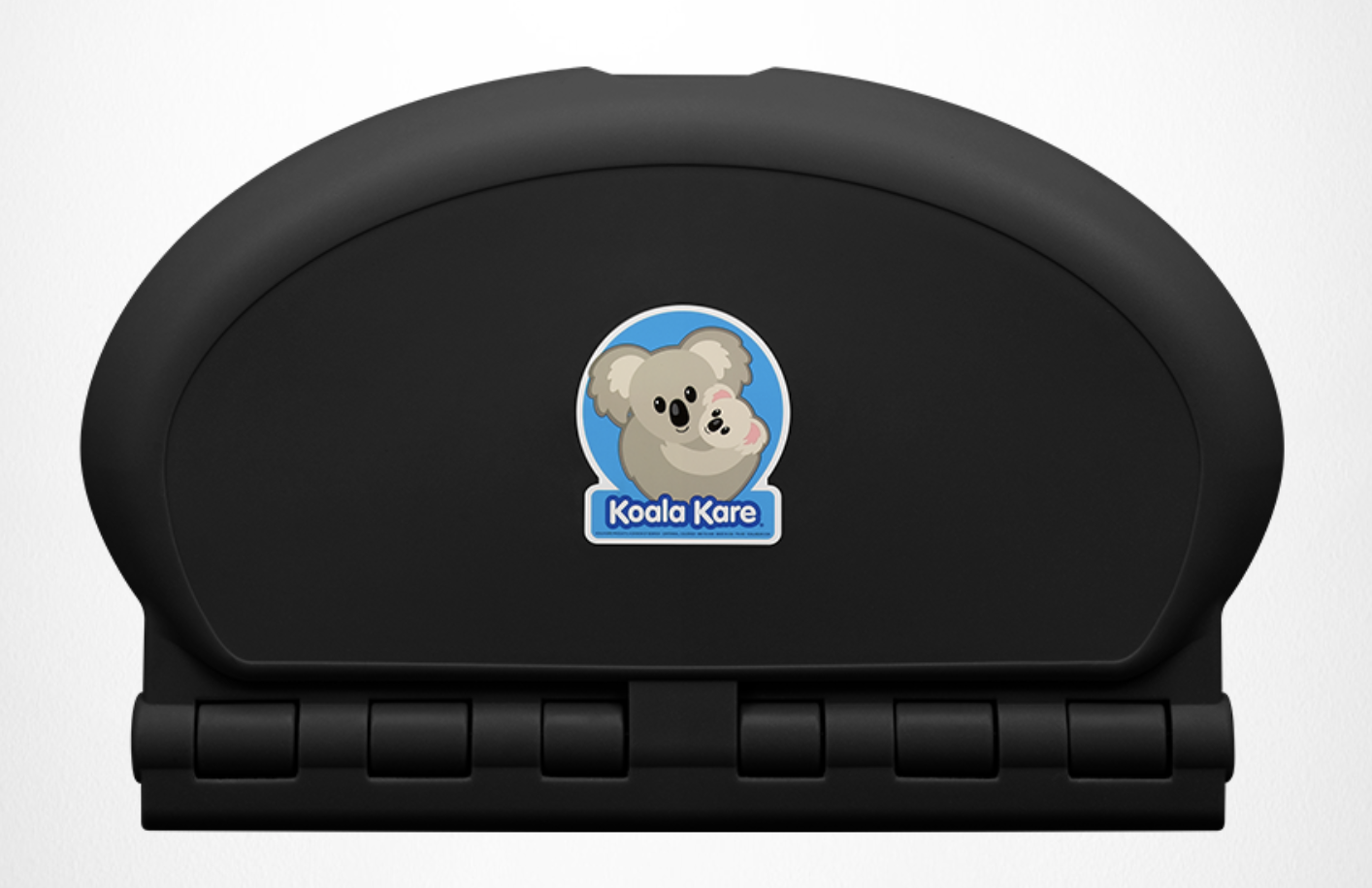 Koala Kare KB208-02 Oval Wall Mounted Baby Changing Station – Matte Black