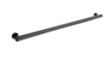 Bobrick B-9806x24.MBLK Straight Grab Bar, 1-1/2" Diameter, Fino Collection, Matte Black