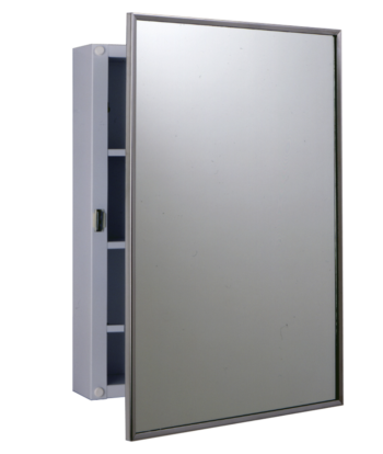 Gamco MC-2 Surface-Mounted Stainless Steel Medicine Cabinet
