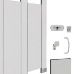 Bobrick DuraLineSeries Max Privacy Gapless 2082G.67D Toilet Partitions