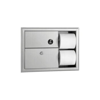 Bobrick B-3094 ClassicSeries® Sanitary Napkin Disposal and Toilet Tissue Dispenser